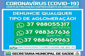 Foto - ORIENTAÇÕES DIVERSAS NO COMBATE AO COVID-19